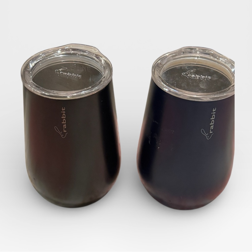 2 Rabbit hot/cold beverage tumblers